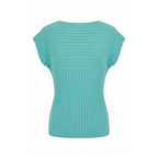 Malo Light Blue Cotton Women Sweater