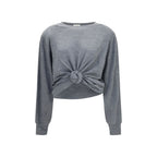 Magda Butrym Gray Wool Oves Aries Sportswear