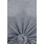 Magda Butrym Gray Wool Oves Aries Sportswear
