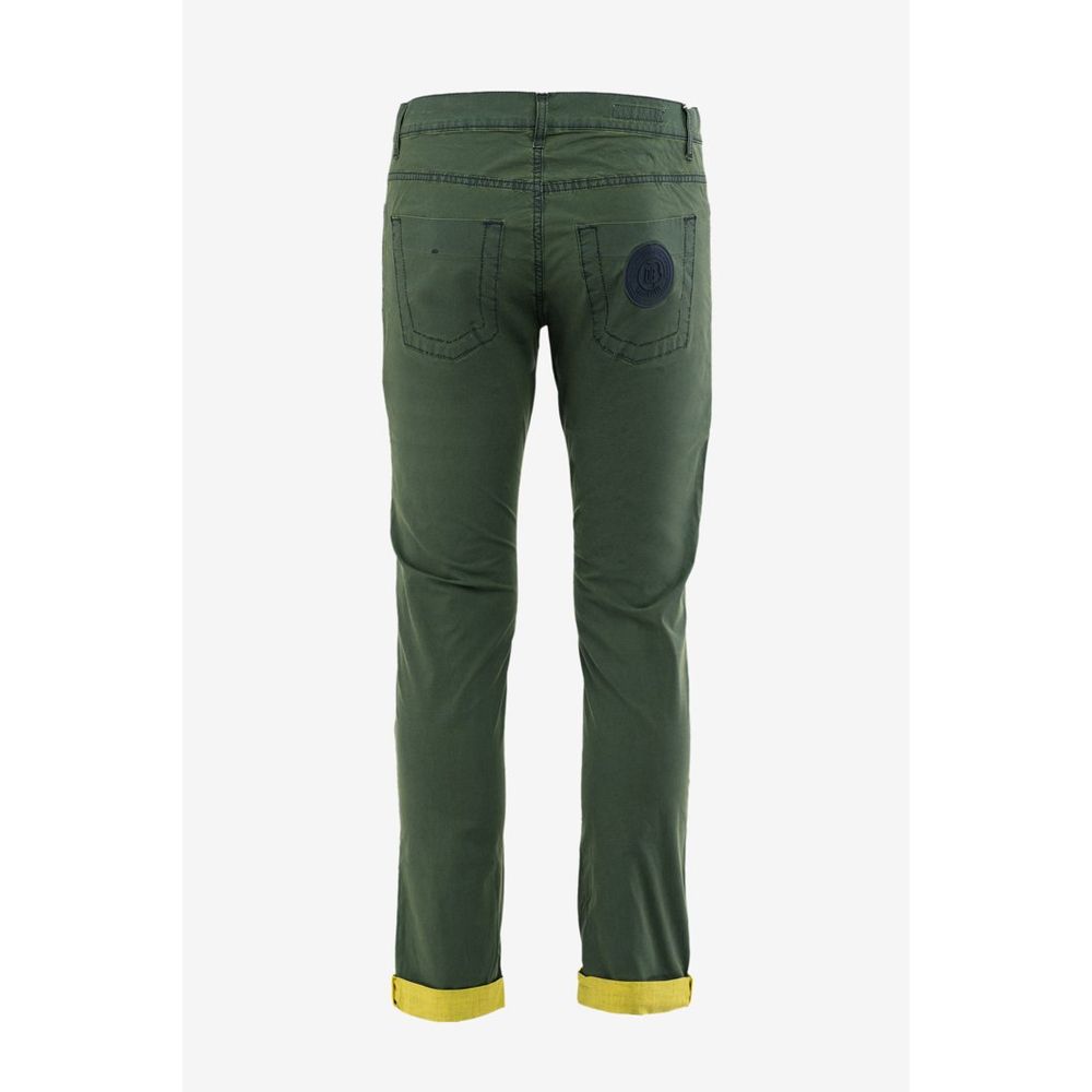 Bikkembergs Bicolor Cotton Casual Pants