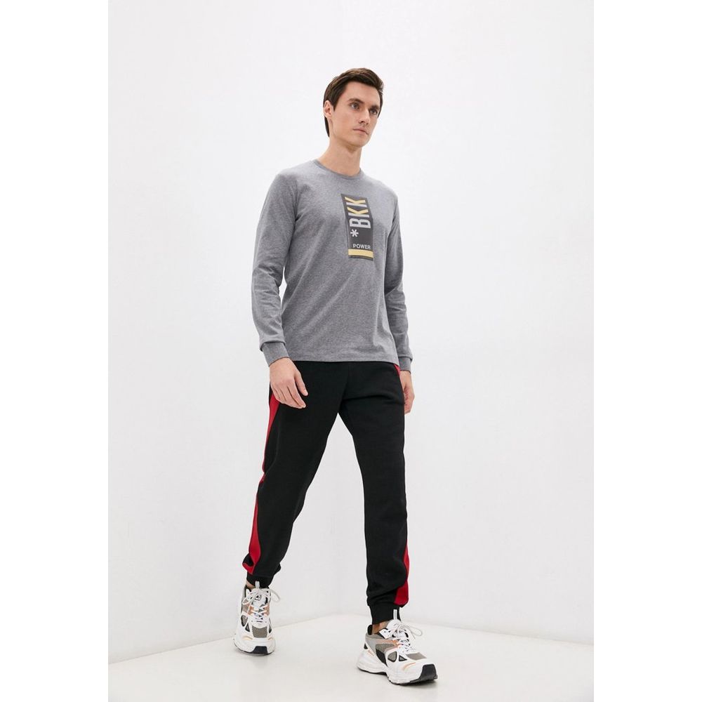 Bikkembergs Gray Cotton Sweatshirt