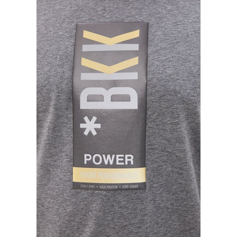 Bikkembergs Gray Cotton Sweatshirt