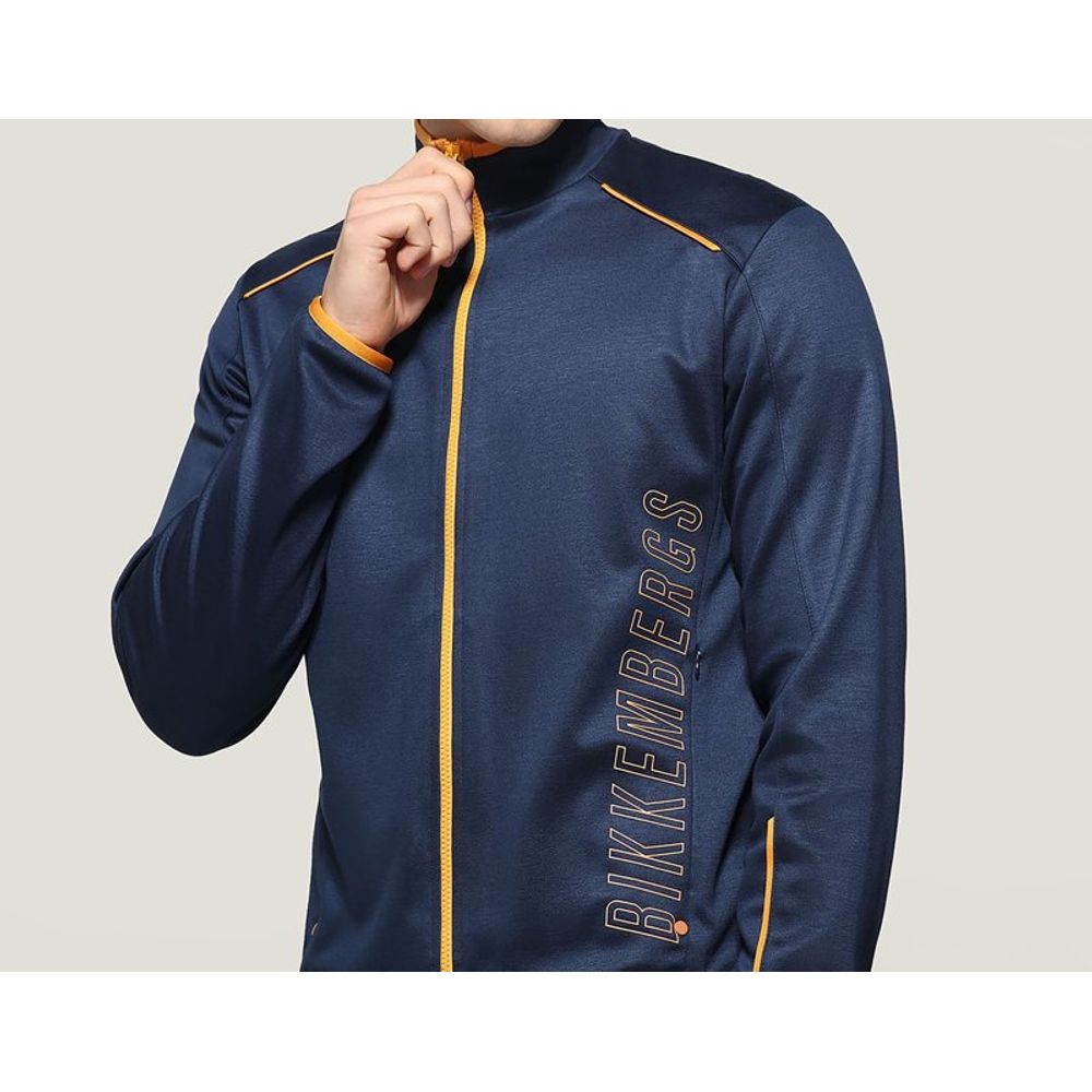 Bikkembergs Blue Cotton Sweatshirt