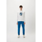 Bikkembergs Light Blue Cotton Joggers (Workout Pants)