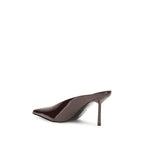 LE SILLA Bordeaux Calf Leather Bos Taurus Mules