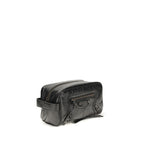 Balenciaga Black Lamb Ovis Aries Aries Wallet