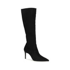Stuart Weitzman Black Calf Leather Bos Taurus Boots