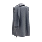 Fabiana Filippi Gray Wool Oves Aries Scarf