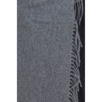Fabiana Filippi Gray Wool Oves Aries Scarf