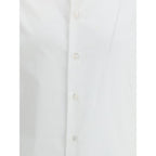 Finamore White Cotton Dress Shirt