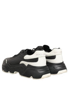 Dolce & Gabbana Black White Daymaster Low Top Sneakers Shoes