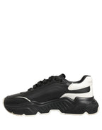 Dolce & Gabbana Black White Daymaster Low Top Sneakers Shoes