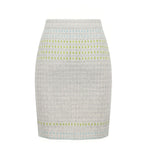 Malo Grey Silk Women Skirt