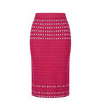 Malo Purple Silk Women Skirt