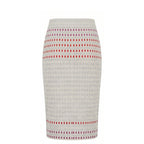 Malo Grey Silk Women Skirt