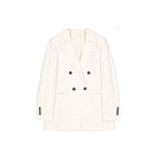 Brunello Cucinelli White Virgin Wool Blazer