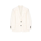 Brunello Cucinelli White Viscose Blazer