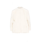 Brunello Cucinelli White Viscose Blazer