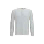 Burberry White Cotton Long Sleeve T-Shirt