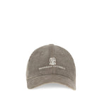 Brunello Cucinelli Beige Cotton Cap (Baseball Hat)