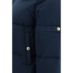Thom Browne Blue Cotton Full-Length Jacket