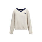 Miu Miu Beige Recycled Polyester Sweatshirt
