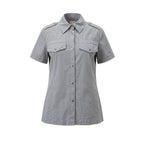 Mr&Mrs Italy Grey Cotton Women Shirt