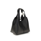 Coccinelle Black Calf Leather Bos Taurus Shoulder Bag