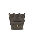 Coccinelle Brown Calf Leather Bos Taurus Shoulder Bag