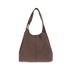 Coccinelle Beige Calf Leather Bos Taurus Shoulder Bag