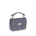 Valentino Garavani Blue Fabric Shoulder Bag