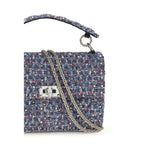 Valentino Garavani Blue Fabric Shoulder Bag