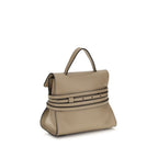 Moschino Beige Goatskin Shoulder Bag