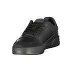Tommy Hilfiger Black Polyurethane Men's Sneaker