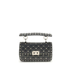 Valentino Garavani Black Lamb Ovis Aries Aries Shoulder Bag