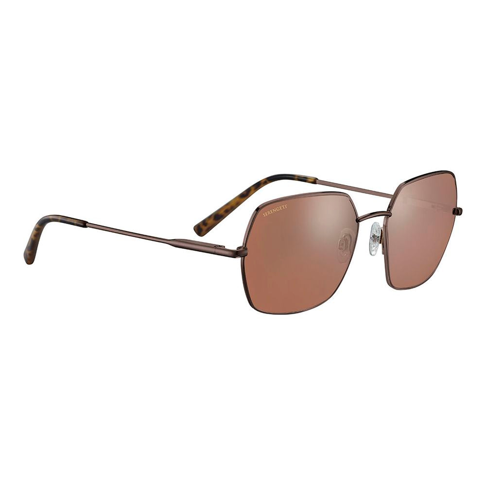 Serengeti Brown Plastic Sunglasses