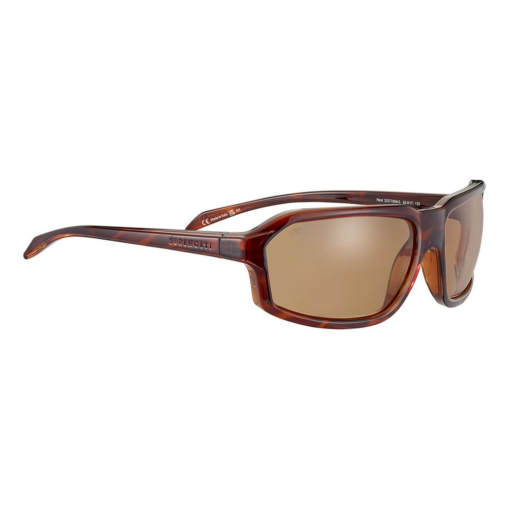 Serengeti Brown Resin Sunglasses