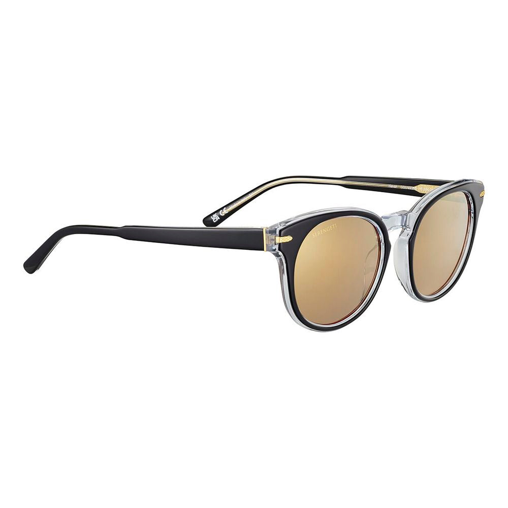 Serengeti Black Resin Sunglasses