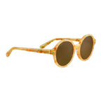 Serengeti Orange Resin Sunglasses