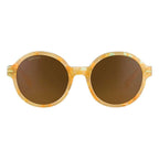 Serengeti Orange Resin Sunglasses