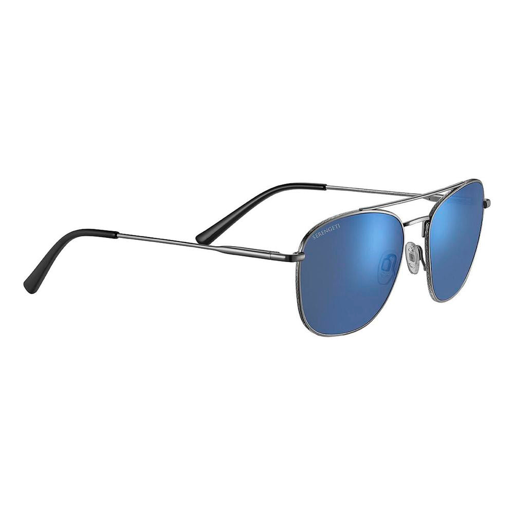 Serengeti Gray Metal Sunglasses