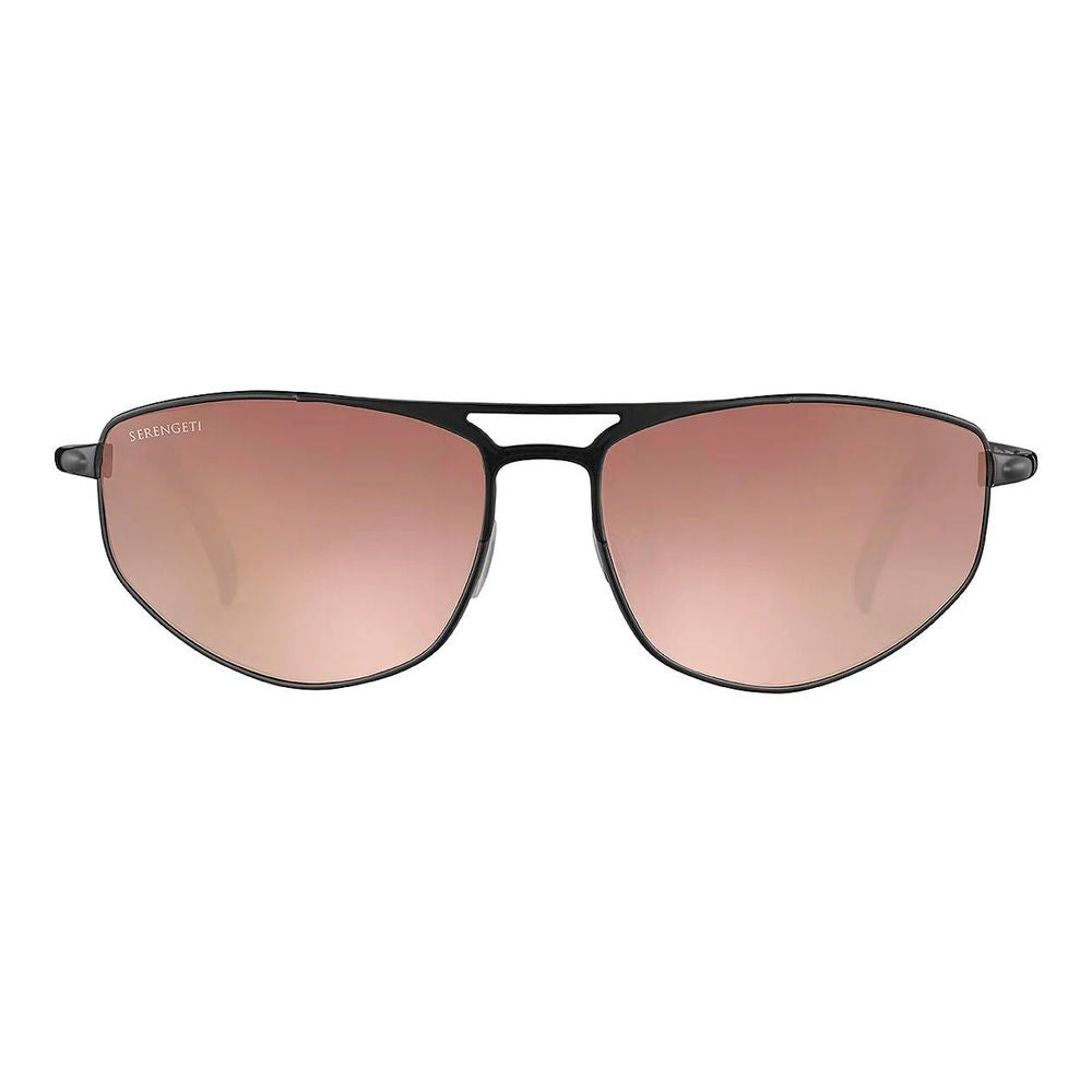 Serengeti Black Metal Sunglasses
