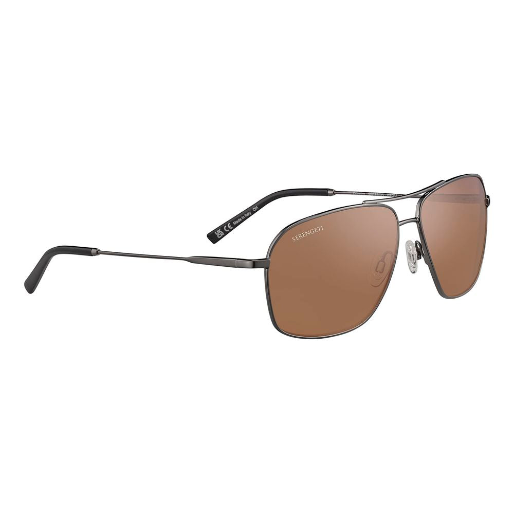 Serengeti Gray Resin Sunglasses