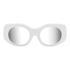 Spy White Resin Sunglasses