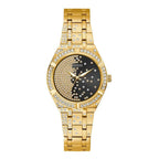 Guess Gold Stainless Steel Dress Watch