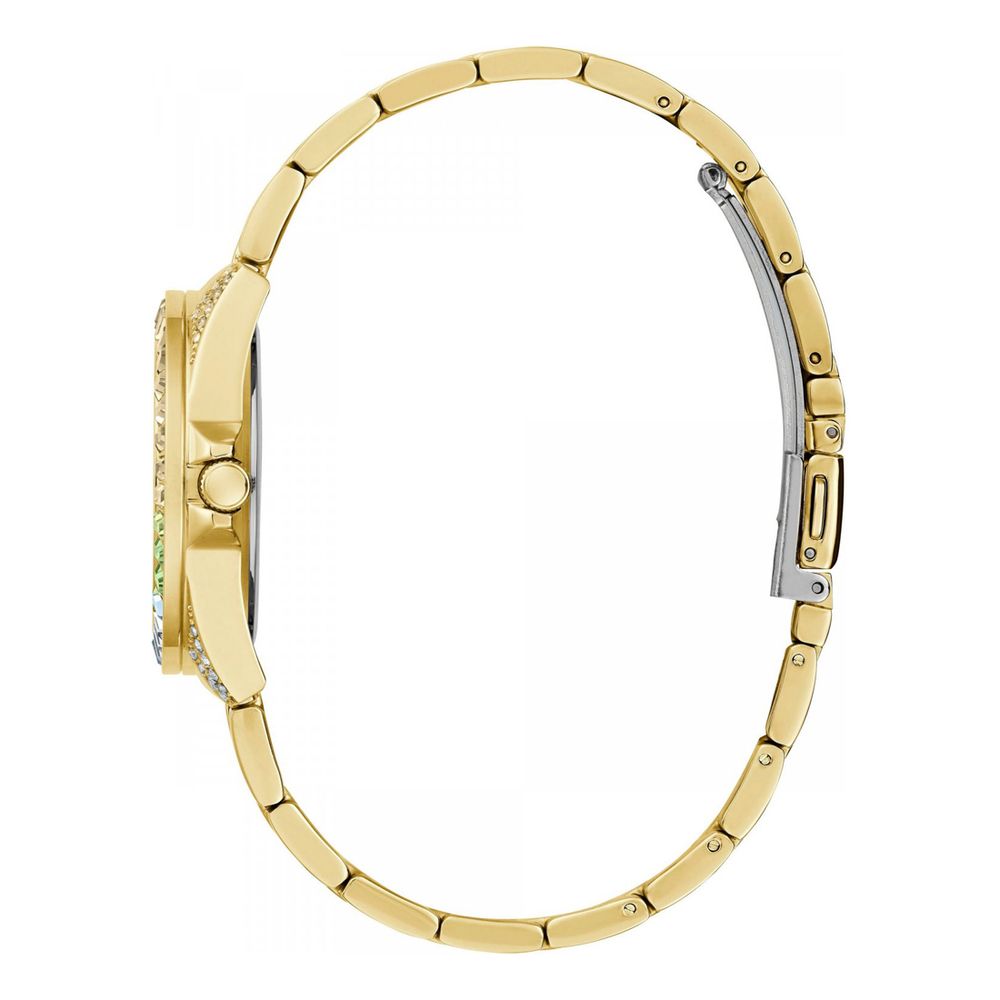 Guess Gold Stainless Steel Dress Watch