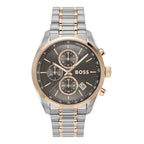 Hugo Boss Gray Stainless Steel Dress Watch