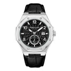 Kenneth Cole Black Leather Dress Watch