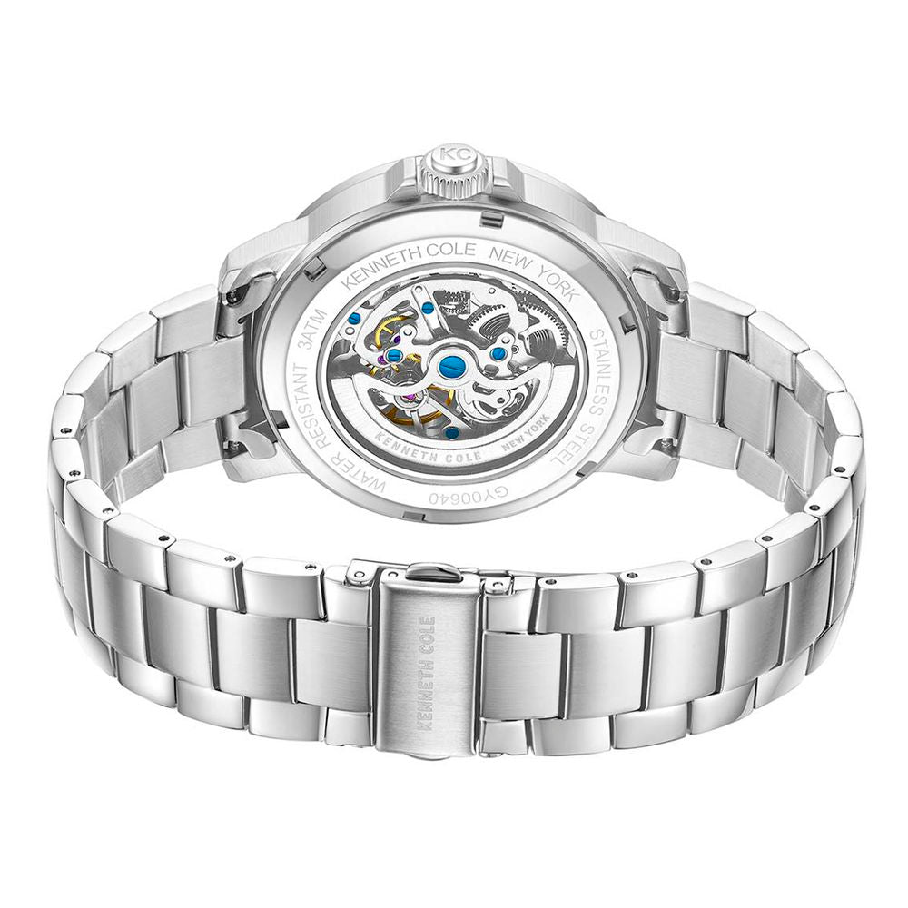 Kenneth Cole Gray Stainless Steel Dress Watch