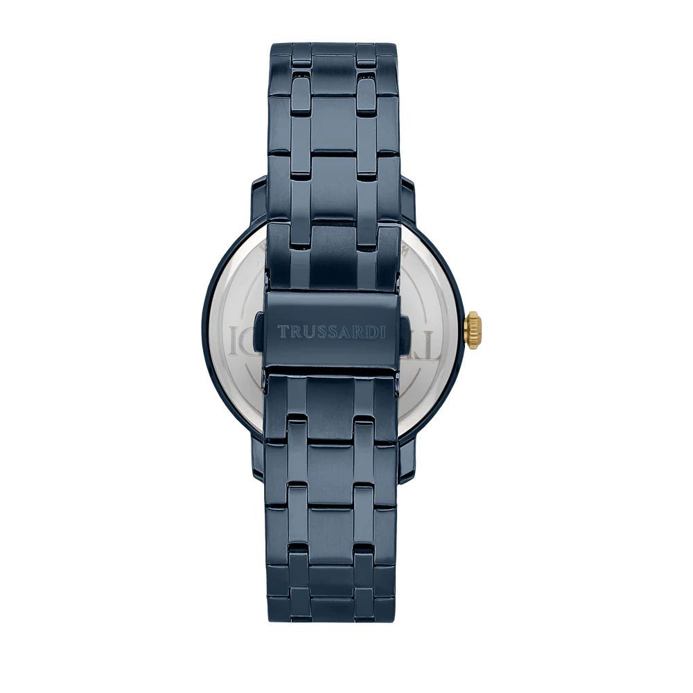 Trussardi Blue Stainless Steel Dress Watch